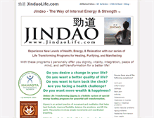 Tablet Screenshot of jindaolife.com